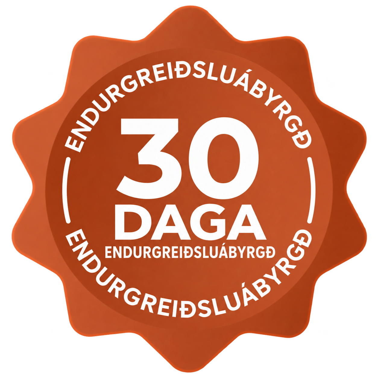 30 daga ábyrgð