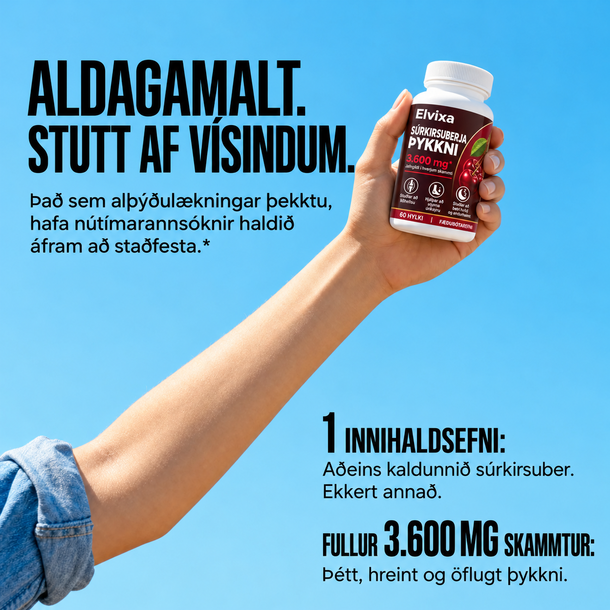 Elvixa súrkirsuberjaþykkni