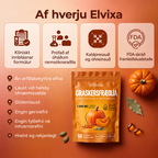 Elvixa mjúkhylki fyrir stuðning við blöðruhálskirtil og þvagfæri