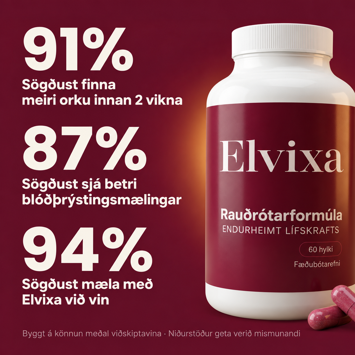 Elvixa Rauðrótarformúla